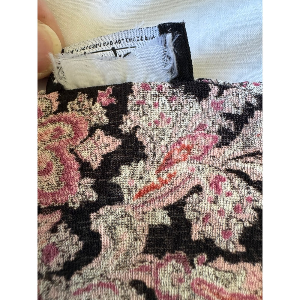 B.I.Y.A.Y.C.D.A. Paisley Bell Sleeve Top‎ Pink Multi Boho Cottagecore Y2K Hippie - Picture 7 of 11